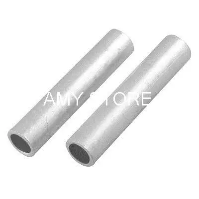 2pcs 17mm x 81mm 12mm Inner Dia. Hole Passing Aluminum Connection Tube