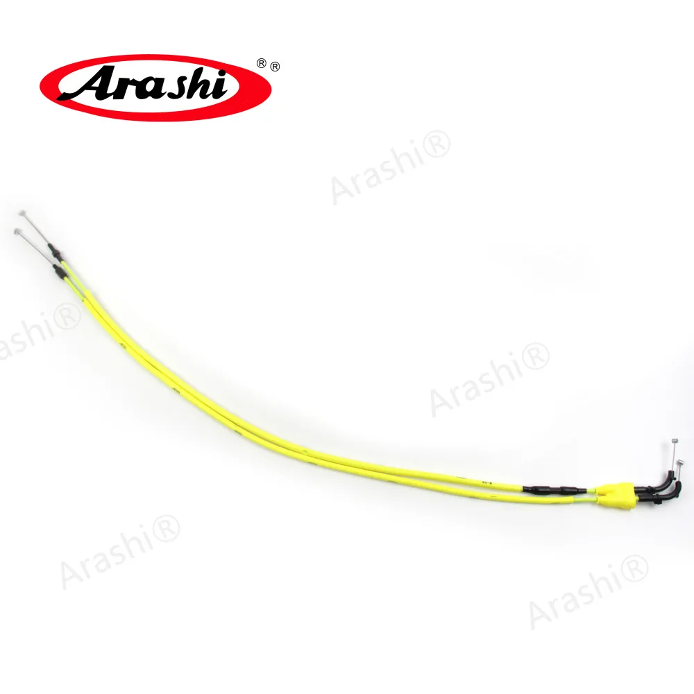 Arashi Throttle Clutch Cable Set  For YAMAHA MT07 Non-ABS 2014 2015 2016 2017 Motorcycle Fuel Cables Line Wire MT07 MT 07