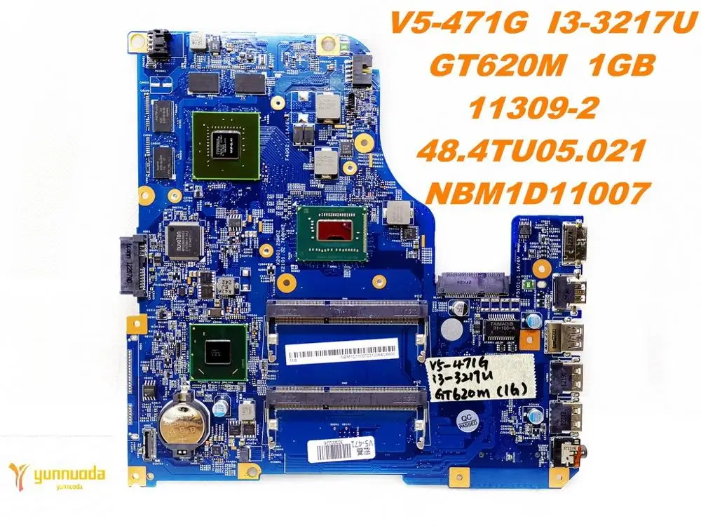 

Original for ACER V5-471G laptop motherboard V5-471G I3-3217U GT620M 1GB 11309-2 48.4TU05.021 NBM1D11007 tested good free shipp