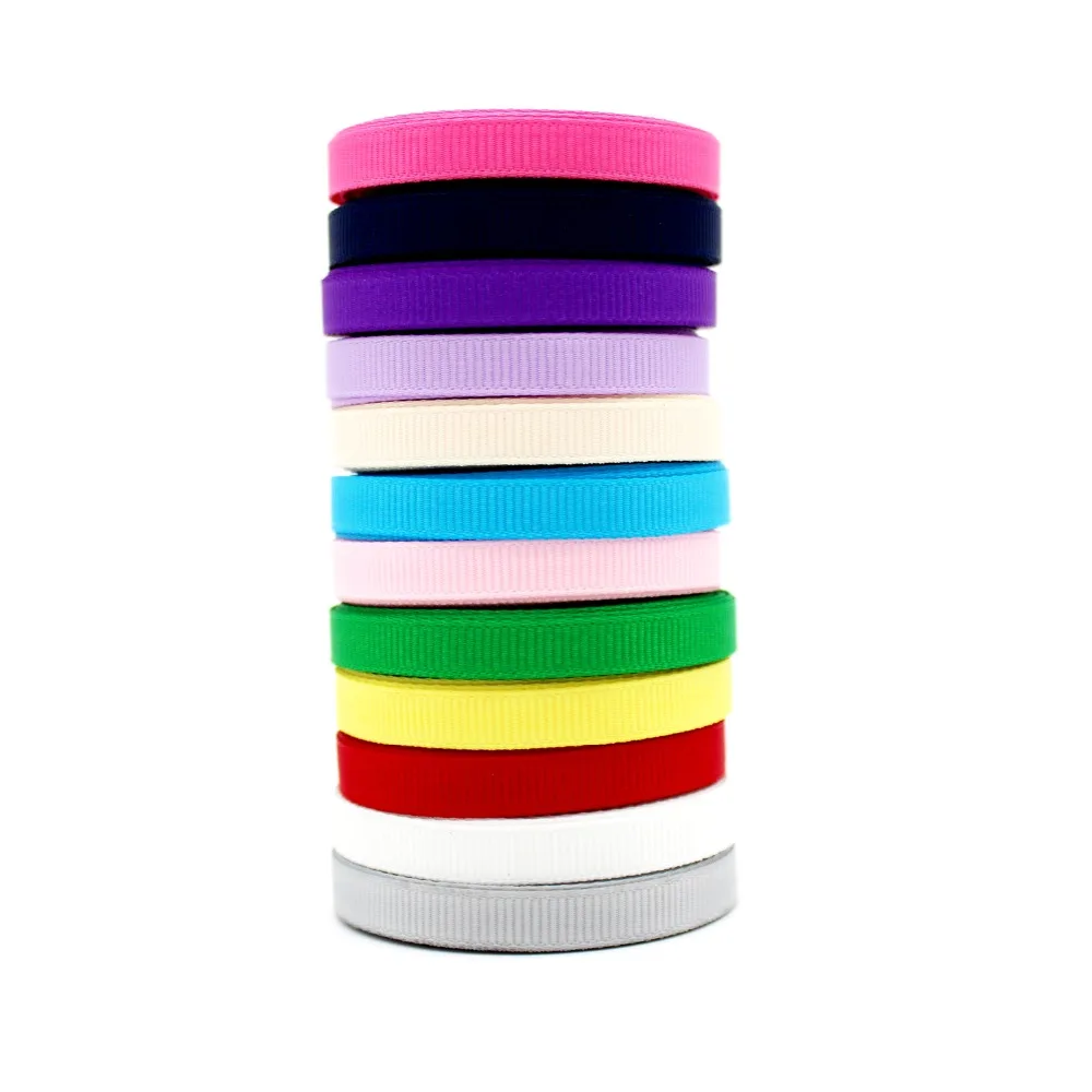 Grosgrain Ribbons 1/4 Inch 6 MM Handmade DIY Headwear Accessories Wedding Decorative Wrap Gift