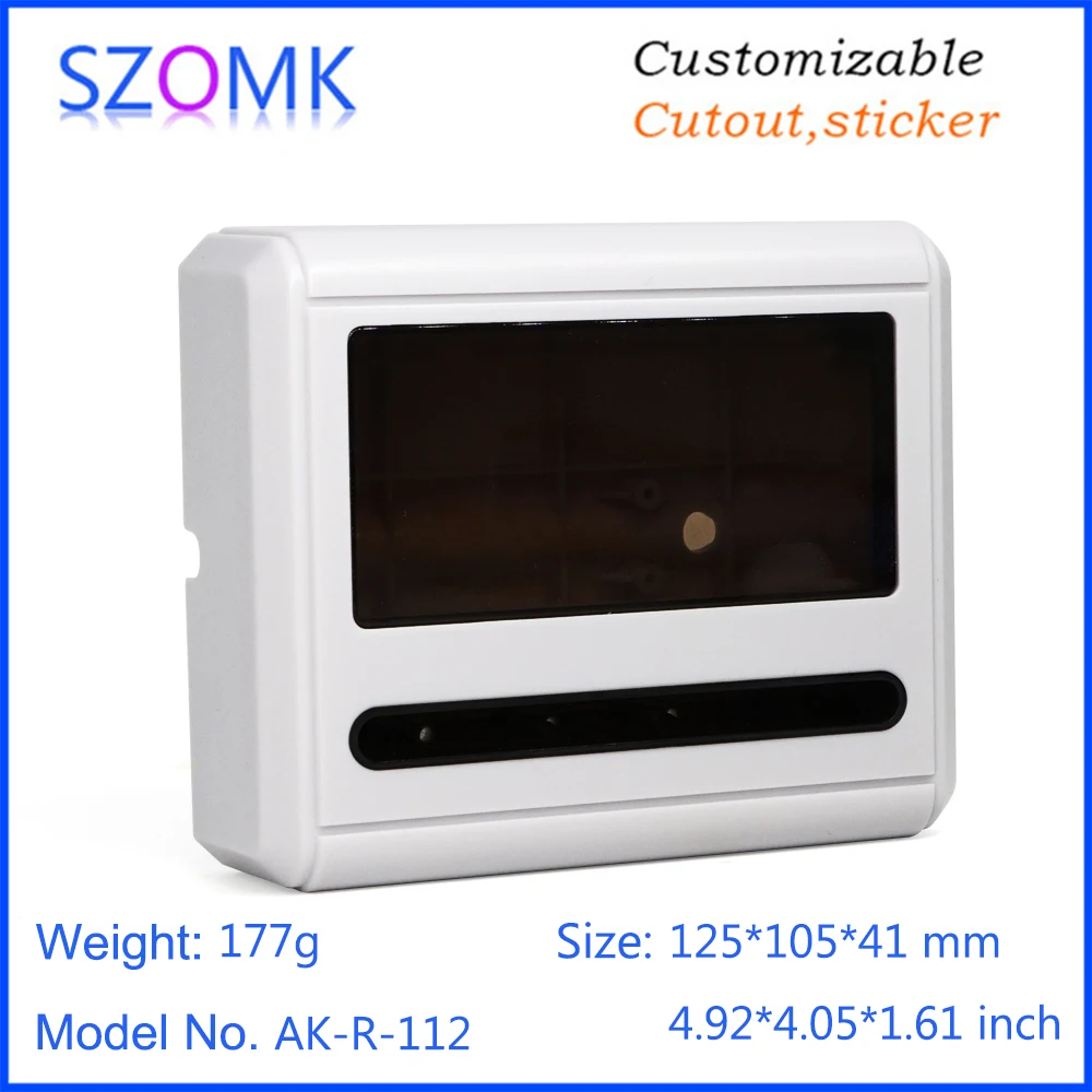 1Piece 125*103*38mm szomk electrical instrument housing plastic LCD enclosure junction box new arrival plastic project box