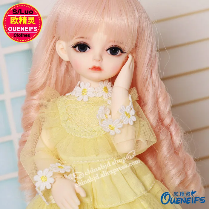 ตุ๊กตา BJD SD 1/6หรูหราชุดลูกไม้ยาวชุดสำหรับสาว Body YF6-151ตุ๊กตาอุปกรณ์เสริม