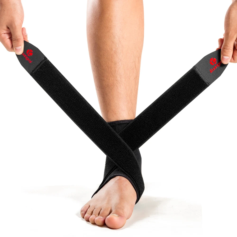 Kuangmi-Adjustable Pressurized Ankle Bandage, Left and Right, All Can be Used Prevent Sprain and Reduce Pain, 1 Pc