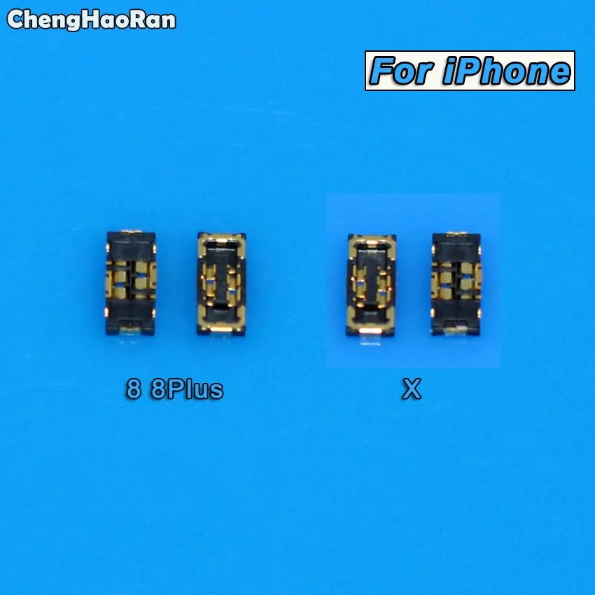 

ChengHaoRan New Battery Holder Clip Contact FPC Connector Replacement For iPhone 8 8p 8 Plus X on Mainboard