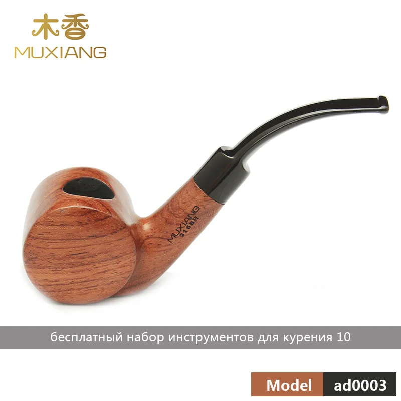 RU MUXIANG 16 Types Rose Wood Smoking Pipe  Handmade Wood Tobacco Pipe Smoking Pipe   ad0003-ad0020