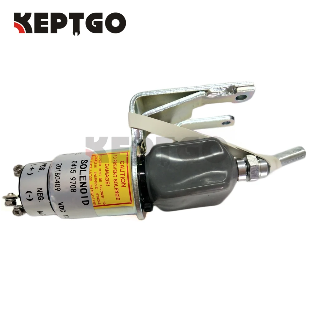 12v 0415 9708 Shutoff Stop Solenoid For Deutz 912 913 BF4L913 F4L913 BF6L913 F4L912 F4L912GEN SA-3983-12