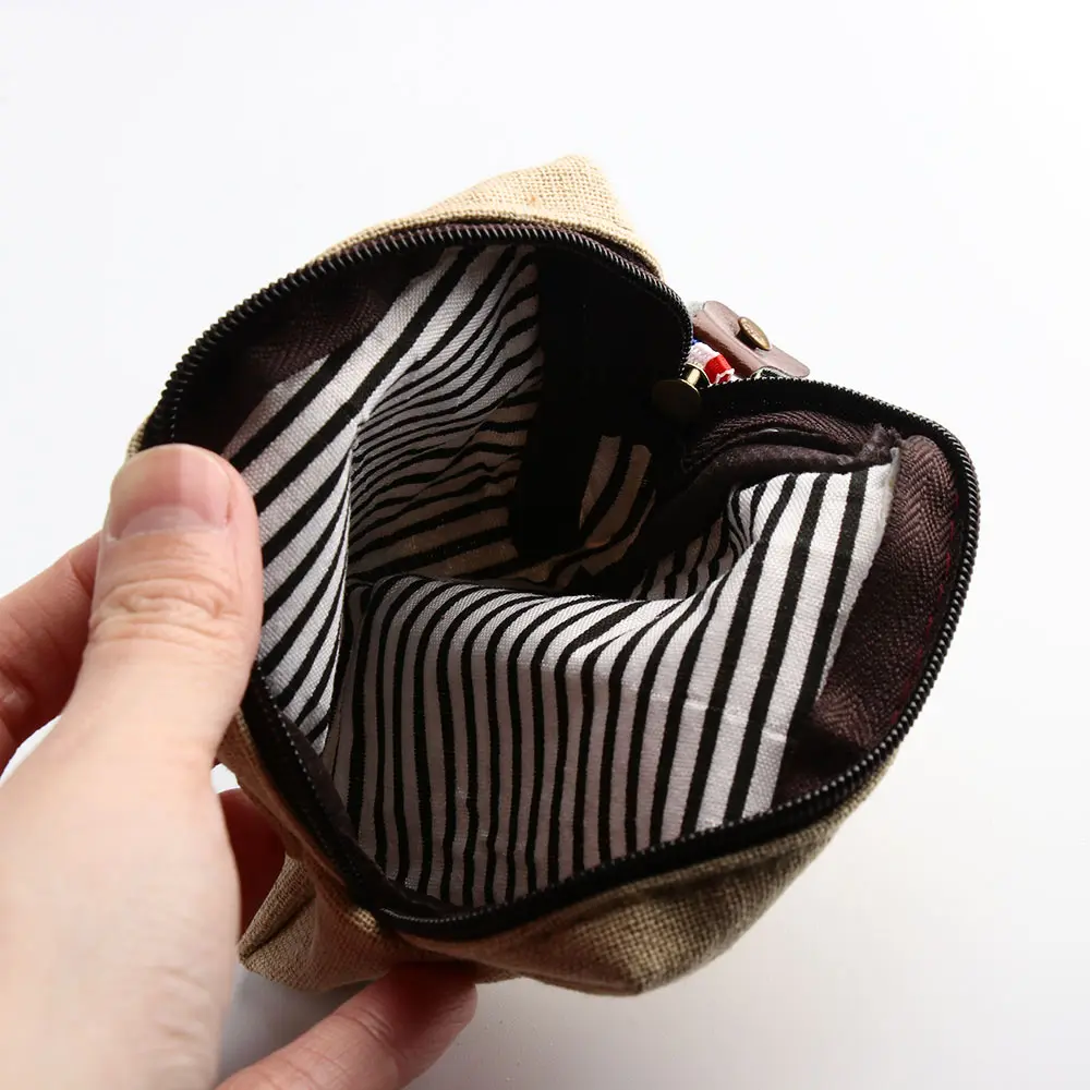 Small Coin Purse Case Pouch Holder Mini Gift Fashion Zero Purse Retro Classic Canvas Coin Bag Purse For Women Girl Zip Wallet
