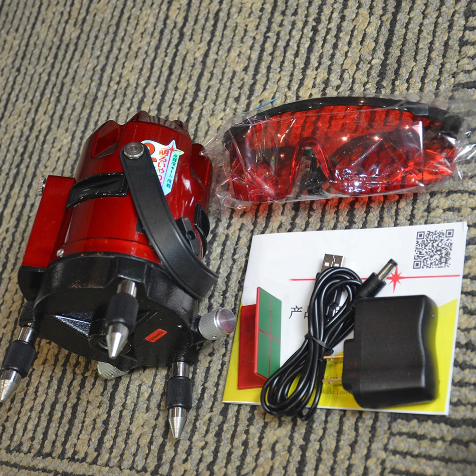 Imagem -05 - Auto Automático Nivelamento Linha e Ponto 4v3h Nível Laser Infravermelho Ek436bb Novo
