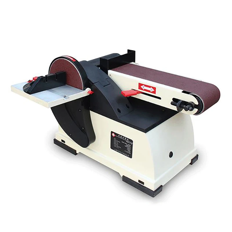 JBDS-4115II Home Multi-function Polishing Machine New Belt Machine Small Desktop Vertical Woodworking Sander Polishing Knife