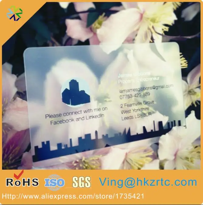 

(500pcs/lot)new arrival thin mirror glossy pvc transparent cards,high quality hard PVC clear cards for business/club/promotion