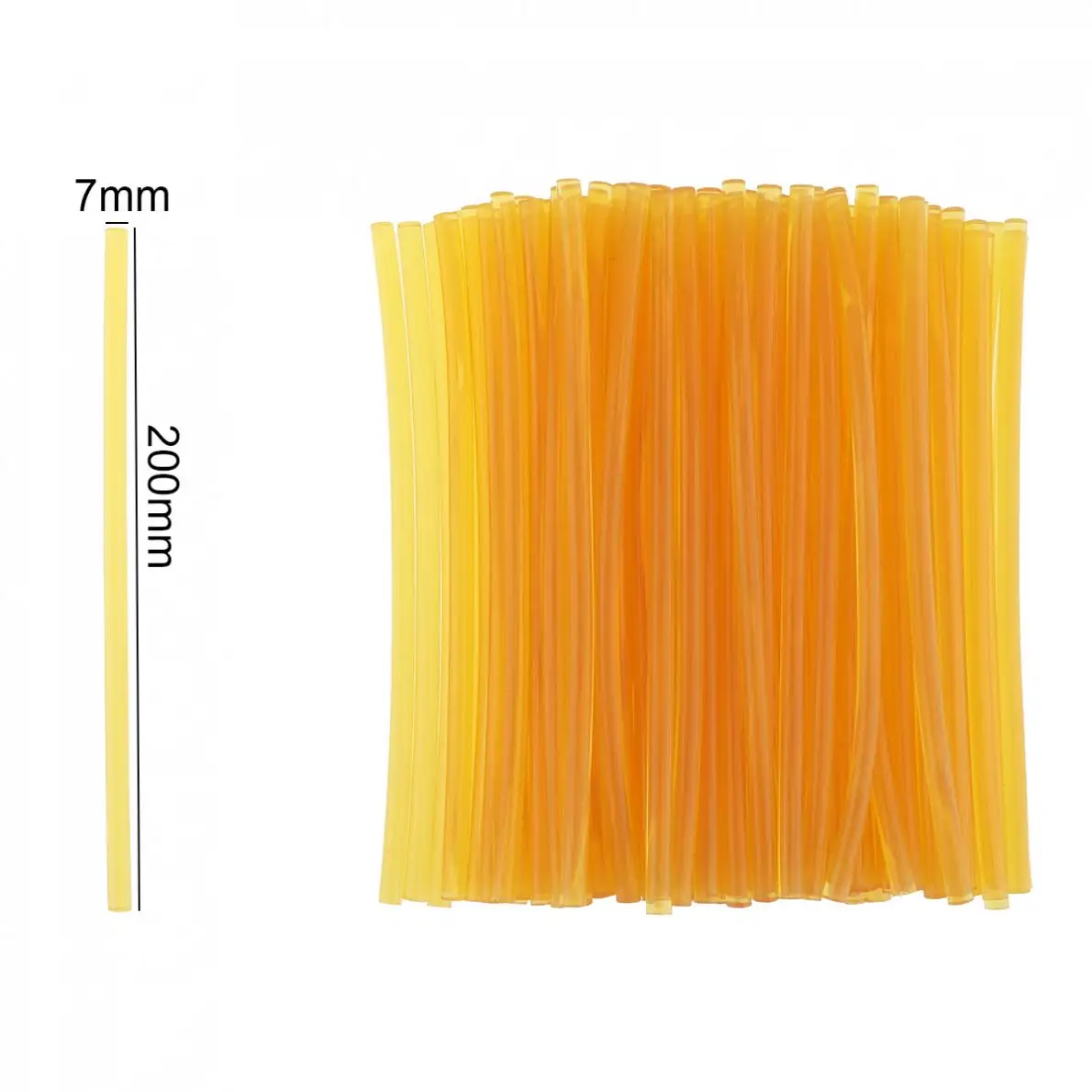 100pcs/lot 7mmx200mm Strong Viscose Hot-melt Gun Glue Sticks Environmental Protection Tools for Hot-melt Glue Gun