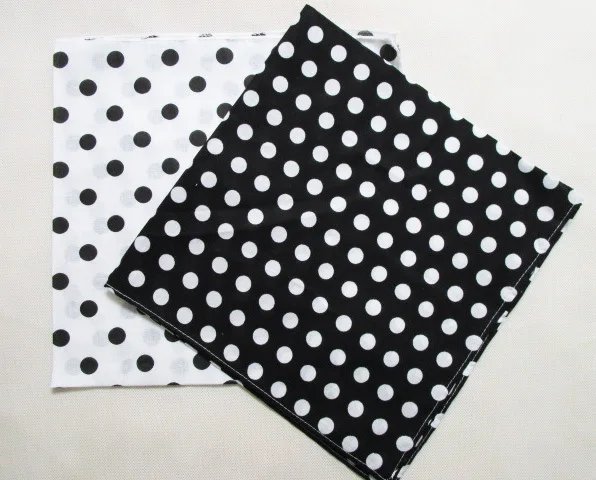 Free Shipping 2021 New Fashion Cotton Black White Polka Dot Bandanas Headwear/Hair Band Scarf For Women/Mens Girl /Boys Kids