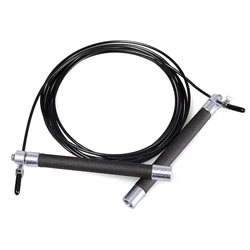 Professional Athletic Speed Jump Rope with Metal Handle, Ball Bearing Skipping,Stainless Steel Cable, Crossfit Fitness Equipment
