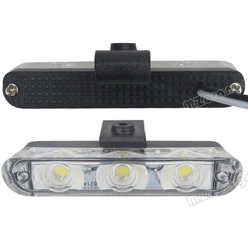 Fso แฟลช Flasher Auto ตำรวจ Light 2x 3ไฟสัญญาณ LED ตำรวจ Flasher ไฟตำรวจ Strobe Light Stroboscopes