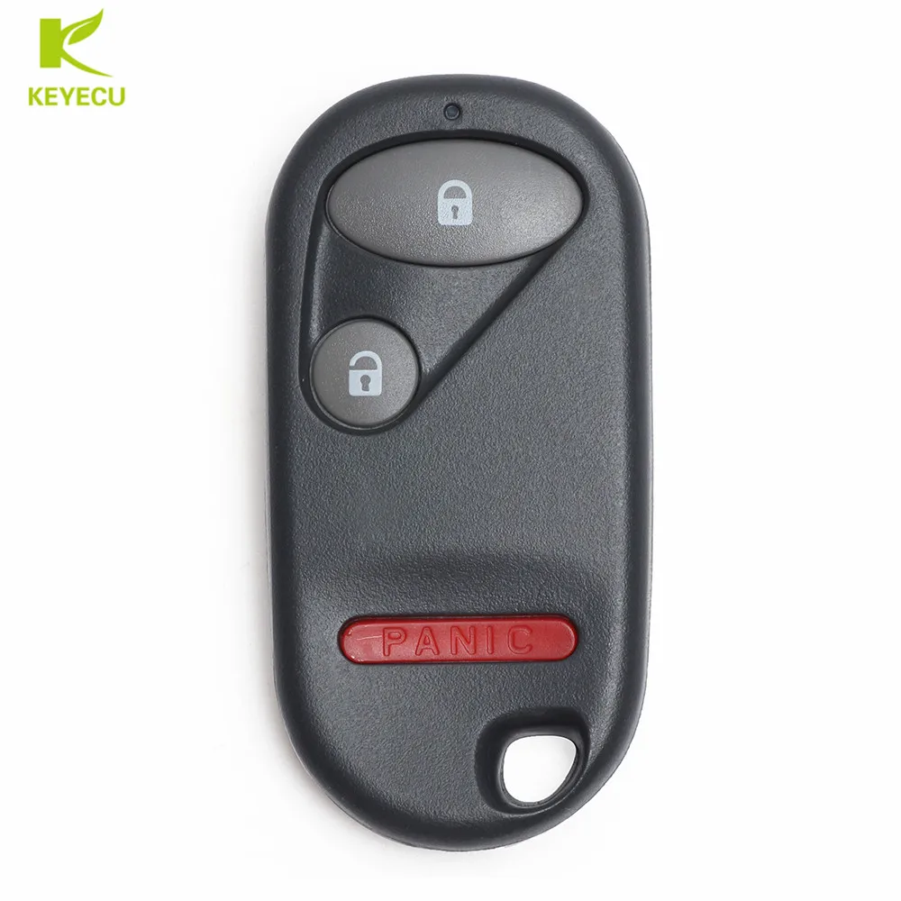 KEYECU Zamiennik 2+PANIC Przycisk BEZKluczykowy REMOTE FOB TRANSMITTER do HONDA CIVIC 1996-2000 ACCORD 1994-1997 FCC ID: A269ZUA106