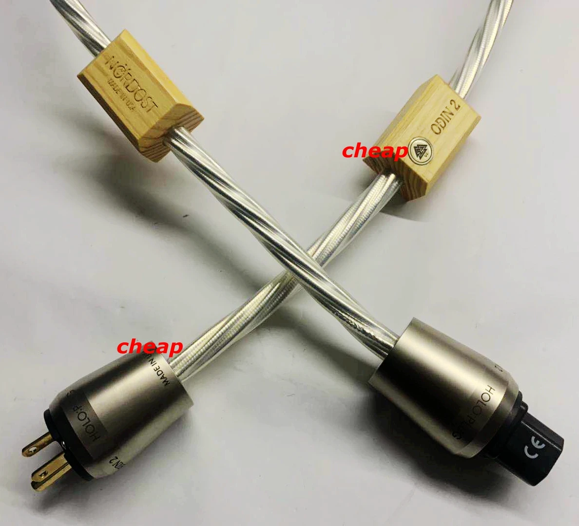 Gratis verzending --- K2 luidsprekerkabel met 72V DBS zilveren bananenstekker