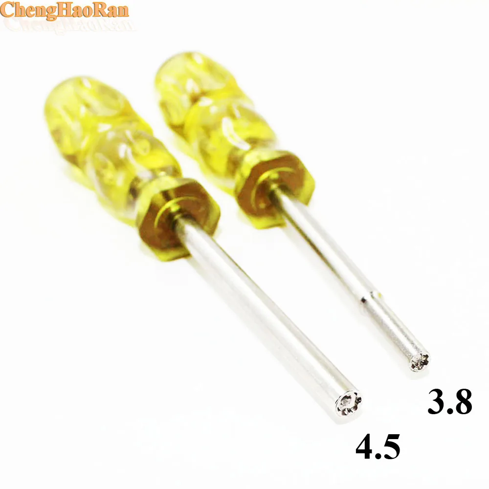 

ChengHaoRan 1x Handle Security Bit 3.8mm 4.5mm Hexagon Screwdriver 3.8 4.5 Open Tool Game bit for Nintend NGC SFC MD NES SNES