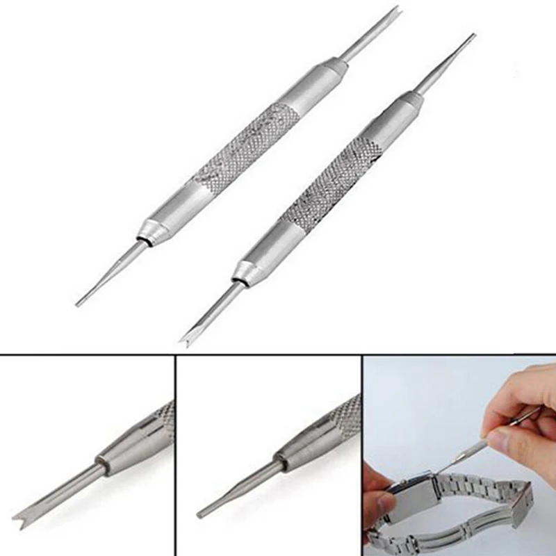 Repair Tools 1pc Metal  Bracelet Multifunctional Watch Band Opener Strap Replace Spring Bar Connecting Pin Remover Tool