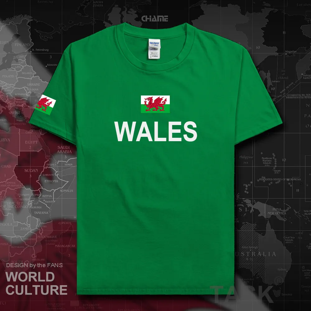 Wales Welsh mens t shirts 2018 jerseys hip hop nation cotton t-shirt fitness brand clothes tees country flag streetwear summer