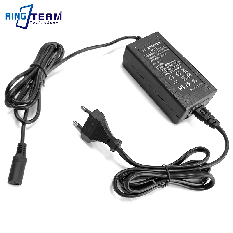 AC-E6  8V 3A Power AC Adapter Female DC Barrel 5.5x2.1mm for  DC Coupler BLS-1 BLS-5 BLN-1 PS BLS1 BLS5 BLN1 W126 EP-5A EP-5B