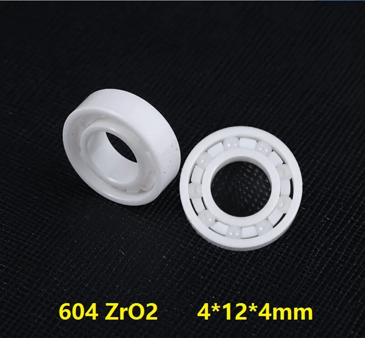 

5pcs/10pcs 604 ZrO2 full Ceramic bearing 4x12x4 mm Zirconia Ceramic deep groove ball bearings 4*12*4mm