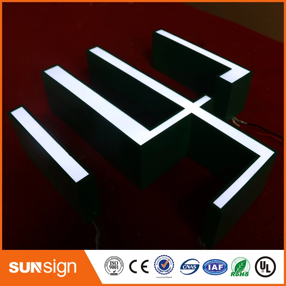 double side lit letter Big Alphabet Acrylic Led Letter Sign