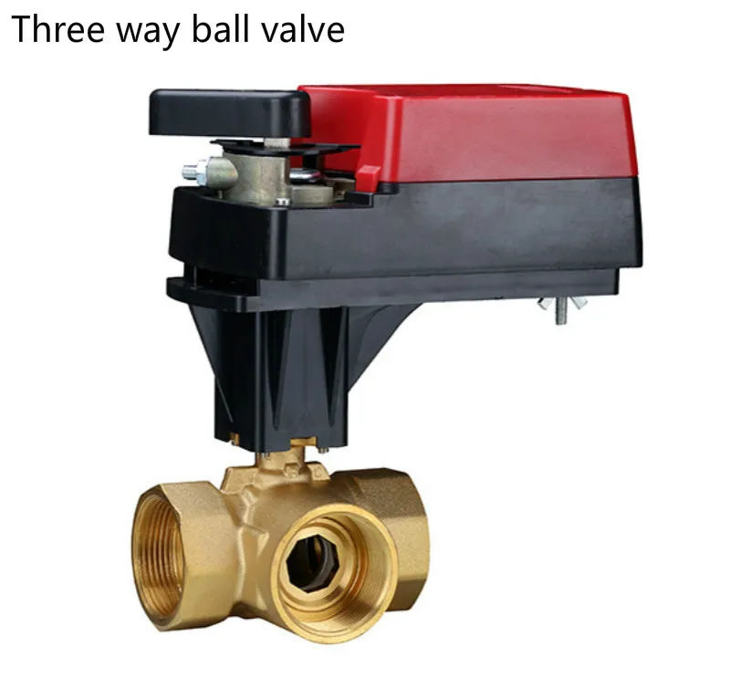 control motorized valve 2 way 3 way proportional electric ball valve for 220V DN25-DN40