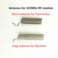QIACHIP 433 mhz RF Émetteur et Récepteur Superhétérodyne DEMANDER 433 mhz Module Avec Antenne Pour Arduino Uno Sans Fil Diy Kits 6