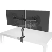 Dual Monitor Clamp Mount 10-27 Inch 360 Rotation #6