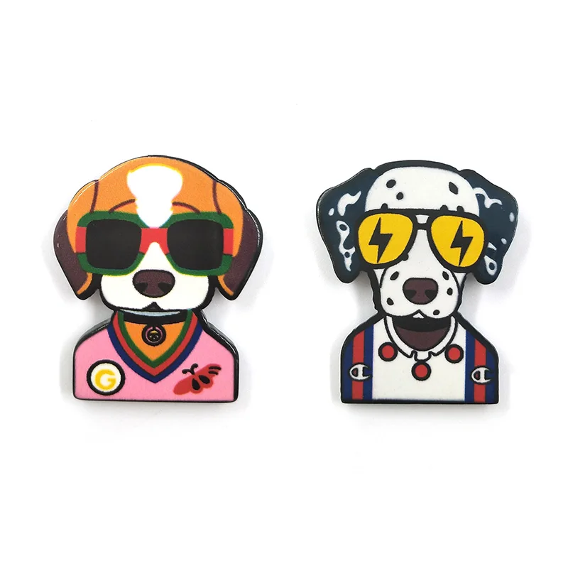 6pc Fashion Dogs fridge magnets Cartoon Dog Animal shape whiteboard sticker Refrigerator Kid Message post Home Decoration