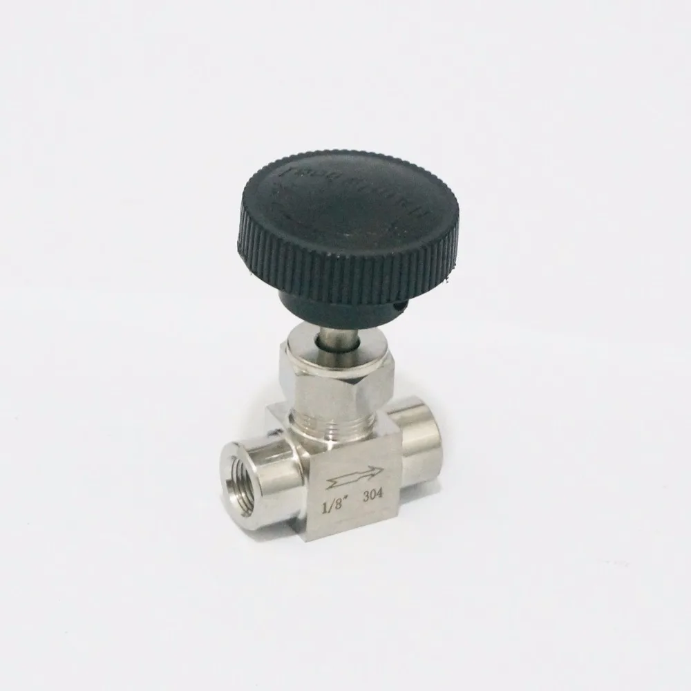 

1/8" BSP female Thread 304 Stainless Steel Flow Control shut off Needle Valve 915 PSI water gas oil Plumbing