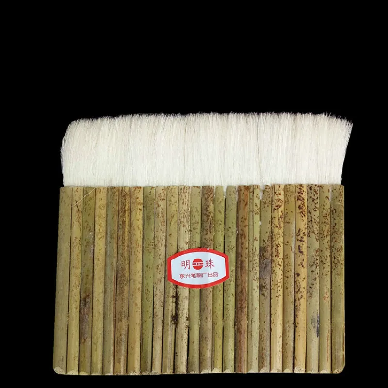 10pcs/pack High Quality Wool Brushes Bamboo Handle Paint Brush for Painting Pictures Oil Watercolor Painting 8/10/24 Joint Brush