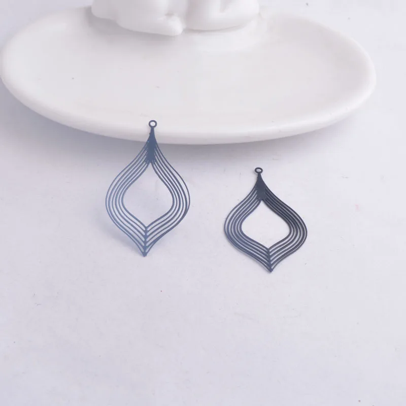 50 Stück AB4426 22*39mm Linienförmige Anhänger Filigran-Artikel Anhänger DIY Schmuckteile – Detail 10