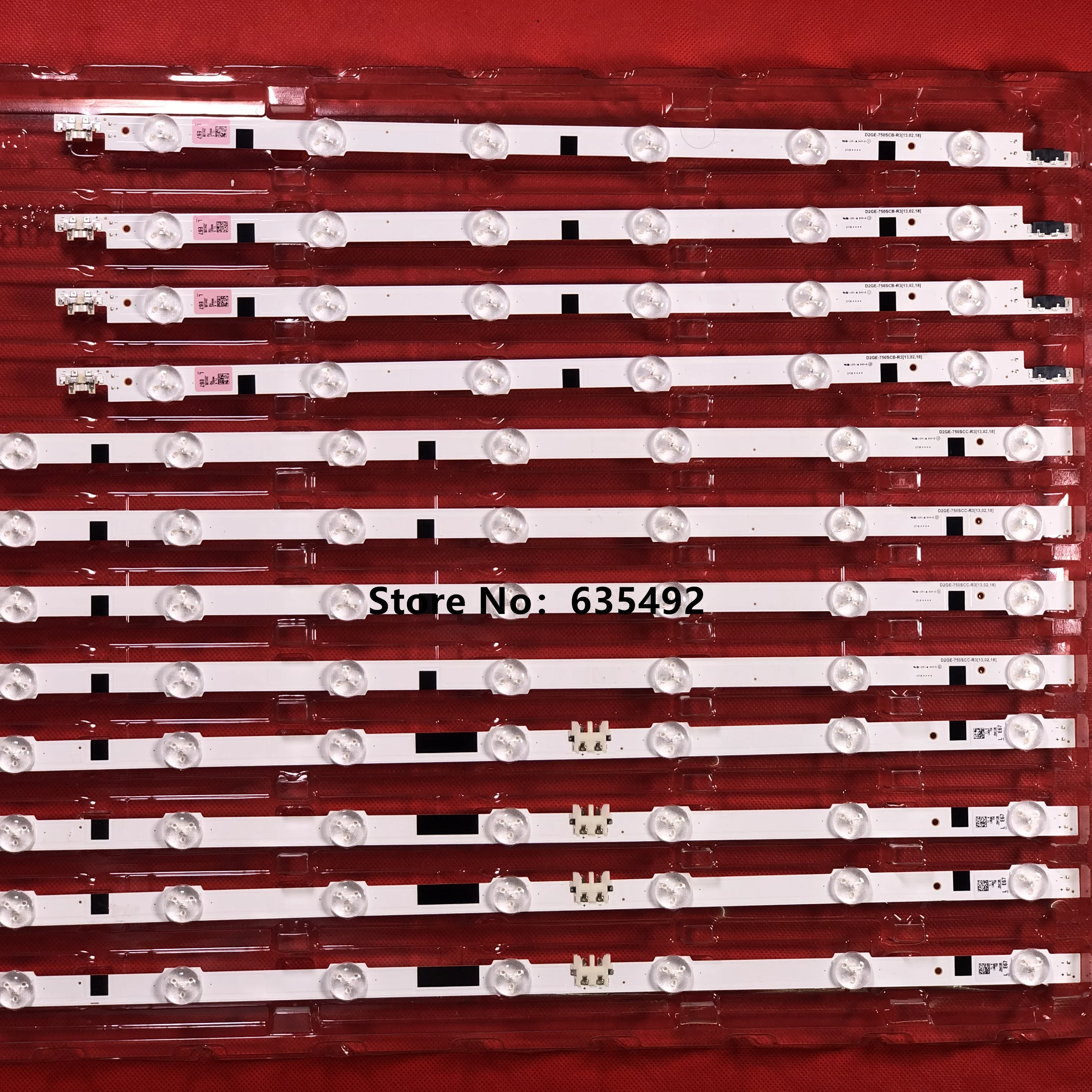 LED 스트립 (L9A + M6B + R9C) 삼성 75 "TV 2013SVS75F UN75F6400AFXZC UN75F6400AFXZP UN75F6400AFXZX UN75F6400AGXPE BN96-26413