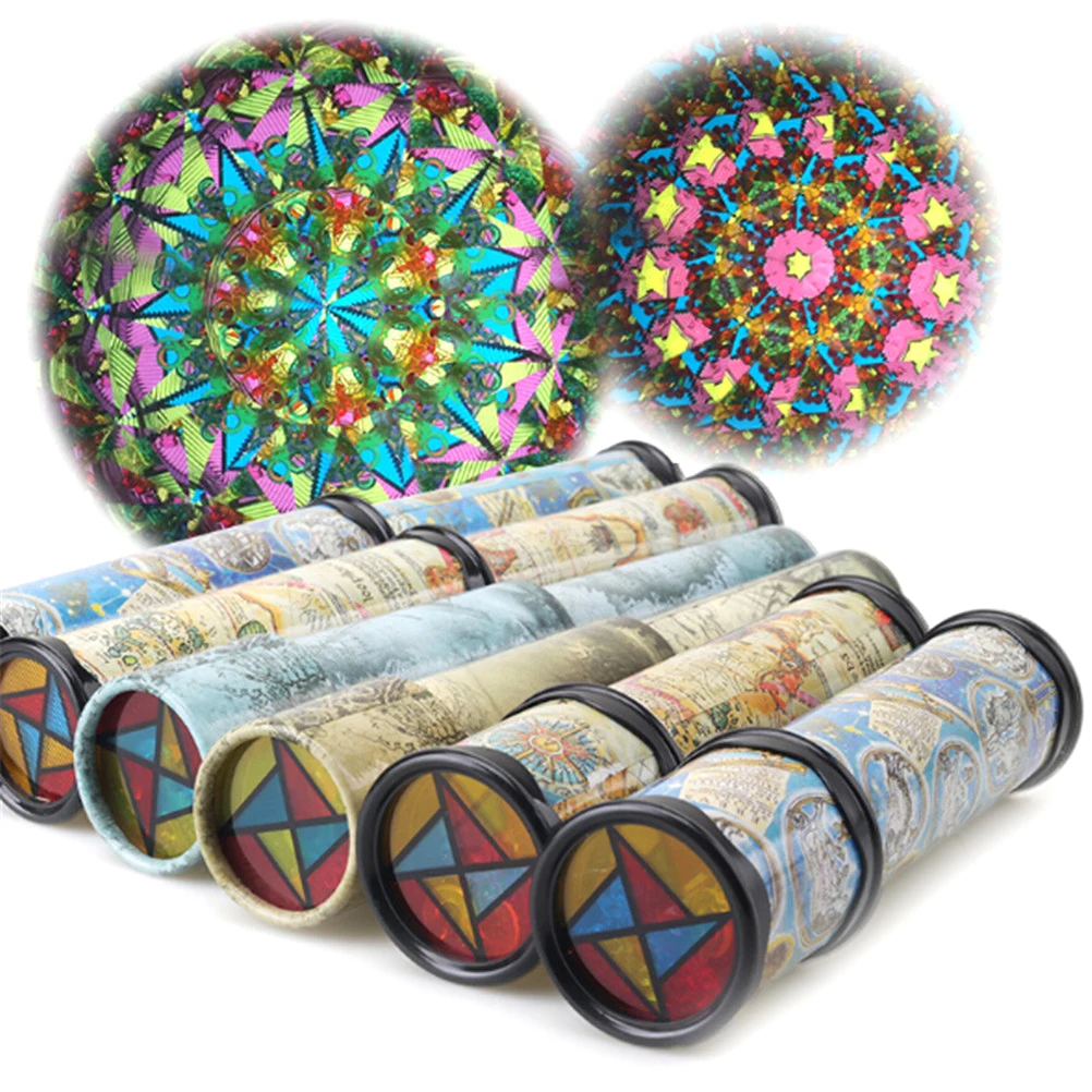 2020 Hot Sale 30CM New Brand Kaleidoscope Colorful Toy Kids Children Birthday Educational For Children Gifts