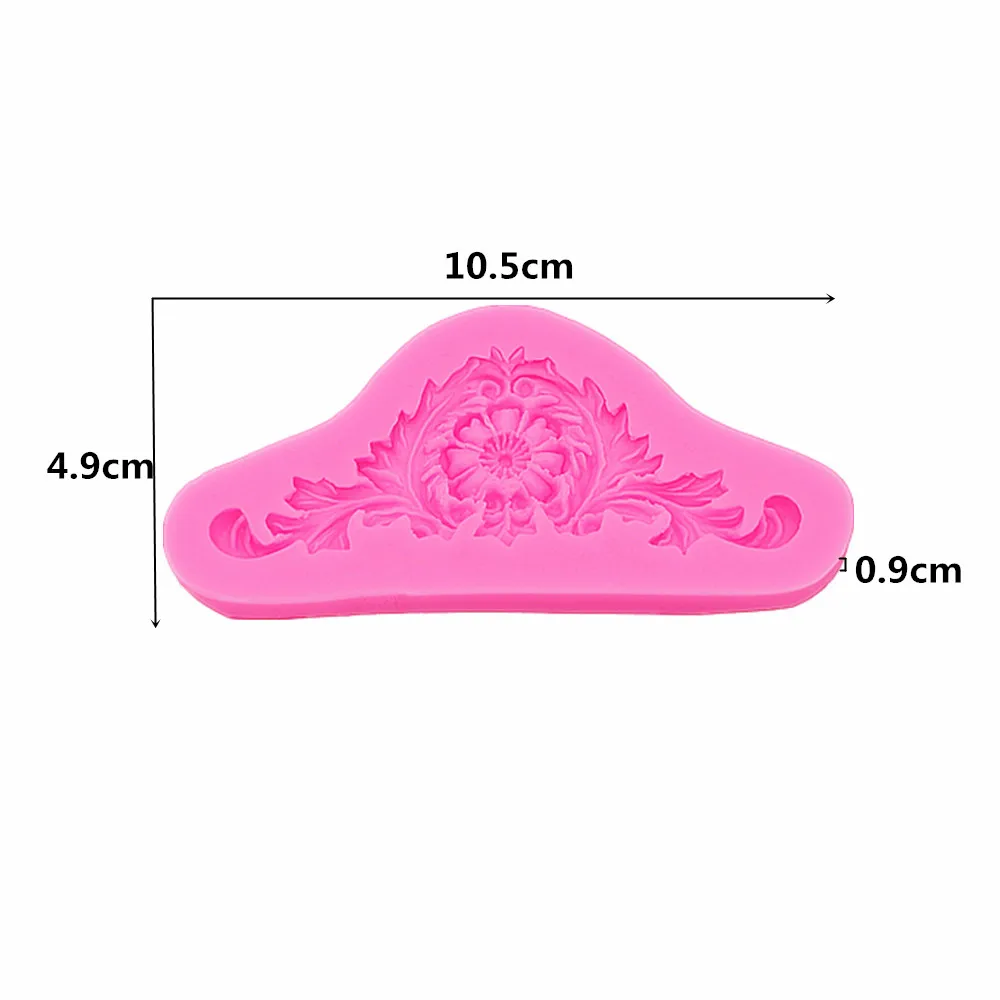 Gadgets Fondant Molds Relief Silicone mold European Retro Relief Lace Fondant Gumpaste Chocolate Candy Clay Molds