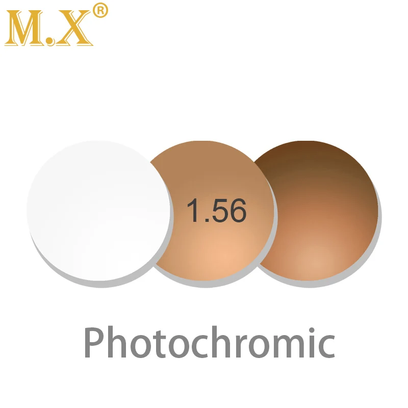 1.56 1.61 1.67 (SPH -0.00~-8.00) Photochromic Prescription CR-39 Resin Aspheric Glasses Lenses Myopia Sunglasses Lens Lentes