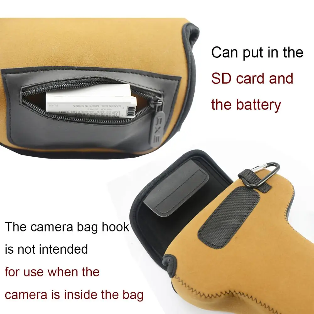 Neoprene Camera Case Bag for Panasonic LUMIX DC G9 G7 G95 G90 G85 G80 G81 G70 G6 G5 GH5S GH5 GH4 GH3 45-200mm 35-100mm 24-105mm