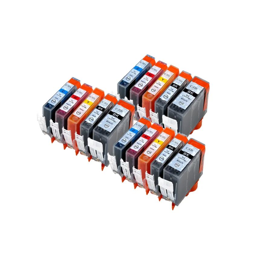 BLOOM PGI 520 CLI 521 compatible ink cartridge for canon PIXMA IP3600 IP4600 IP4700 MX860 MX870 MP540 MP550 MP560 Printer