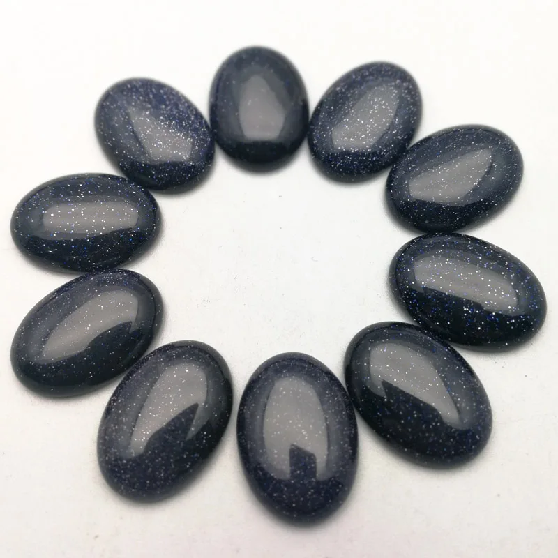 Fashion blue sand Oval CAB CABOCHON 25*18mm Natural stone beads charms teardrop beads 20pcs/lot Free shipping Wholesale