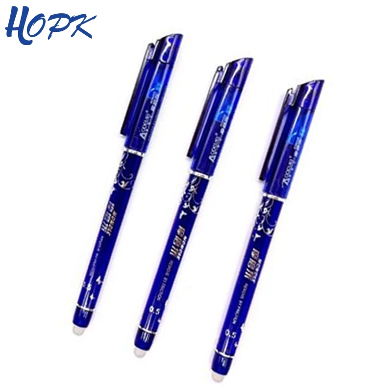 3Pcs/set Erasable Gel Pen Refills Is Red Blue Ink Blue /Black A Magical Writing Neutral Pen For School Office Stationery