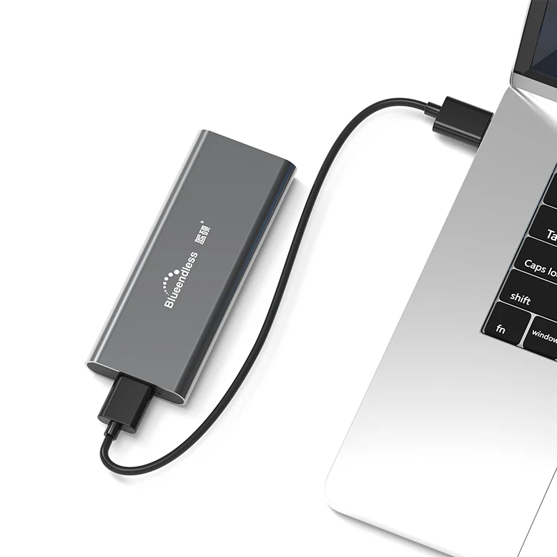 SSD Vỏ Loại C sang Type C Hỗ Trợ 2242/2260/2280/mSATA M.2 Ốp lưng NGFF B Key khe cắm SSD Nhôm Dành Cho Rắn Đĩa