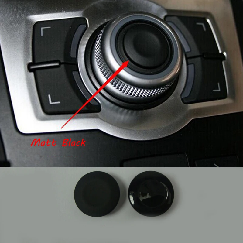 SRXTZM Car Navigation Buttons Parts Navigation Knob Button Enter Cover Refit For Audi A4L A5 Q5 A6L Q7 A8 MMI Car Parts 1pcs