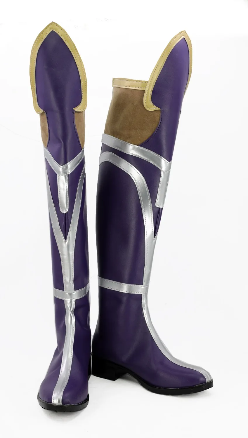 

LOL Fiora Cosplay Boots The Grand Duelist Soaring Sword Fiora Cosplay Shoes LOL Cosplay Custom Made