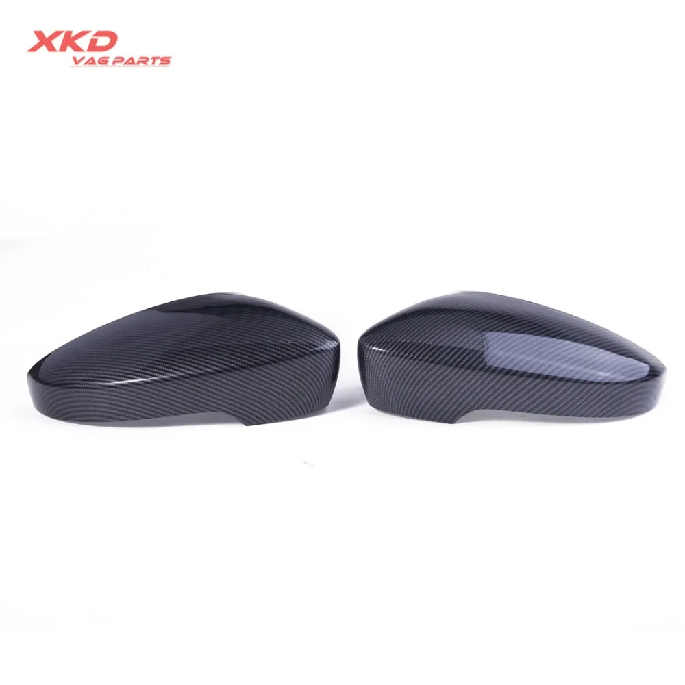 2pcs Carbon Fiber surface  L&R Wing Mirror Cover Cap Fit For Beetle/Cabrio 12-18 Jetta MK6 5C6 857 537/8 AGRU