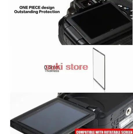 

wholesale 10pcs camera LARMOR GGS Self-Adhesive Optical Glass LCD Screen Protector for nikon canon D600 D7100 6D 5D3 70D D810