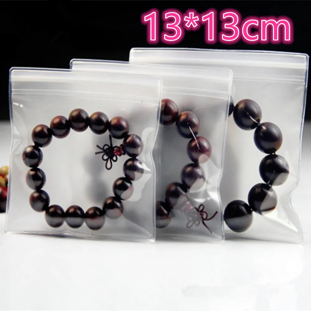 

13*13cm Clear EVA Material Clear Anti-oxidation Jewelry Plastic Pack Bags For Event Zipper Lock Jewelry Resealable Poly Bag DHL