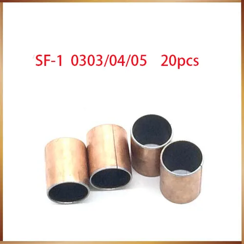 

SF-1 0303 0304 0305 Oilless bush DU Self-lubricating bushing Sintered bush Size 3*5*5mm 3*5*4mm 3*5*5mm 3x5x5 3x5x4 3x5x5