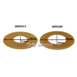 2pcs 185x75.5/185x100mm Elastic Wave Loudspeaker Subwoofer Woofer Bass Speaker Repair Spider Damper