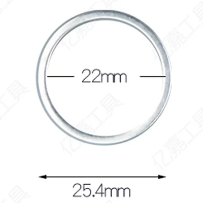 7 sztuk 30mm do 25.4mm brzeszczoty do pił konwertuj pierścień 25.4mm do 20.0mm pierścień przełączający do piły tarczowe 20mm-16mm. Grubość 1.2mm